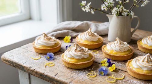 Fris en krokant: de lentetarteletten met citroenmerengue die je zintuigen prikkelen