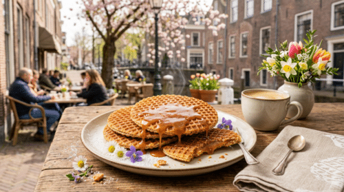 Heerlijke warme stroopwafels met een zachte karamelsiroop smaakervaring